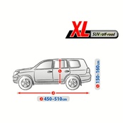 Тент Джип/Мінівен 510х195х160 см (XL) Optimal Garage SUV/OFF ROAD KEGEL Graphite"5-4331-248-4010". Изображение №2