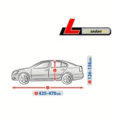 Тент Седан 470x178x136см (L) Optimal Garage Sedan "KEGEL" Graphite "5-4322-248-4010". Изображение №2