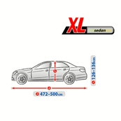 Тент Седан 500x178x136см (XL) Optimal Garage Sedan "KEGEL" Graphite "5-4323-248-4010". Изображение №2