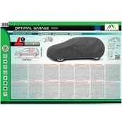 Тент Хетчбек 430х148x136 см (L1) Optimal Garage Hatchback/Kombi "KEGEL"Graphite 5-4315-248-4010. Изображение №3