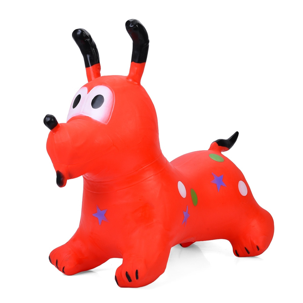 Детская игрушка-прыгун "Собачка" MS 4161(Red) резина, до 20 кг Детская игрушка-прыгун "Собачка" MS 4161(Red) резина, до 20 кг