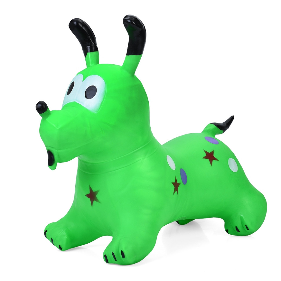 Детская игрушка-прыгун "Собачка" MS 4161(Green) резина, до 20 кг Детская игрушка-прыгун "Собачка" MS 4161(Green) резина, до 20 кг