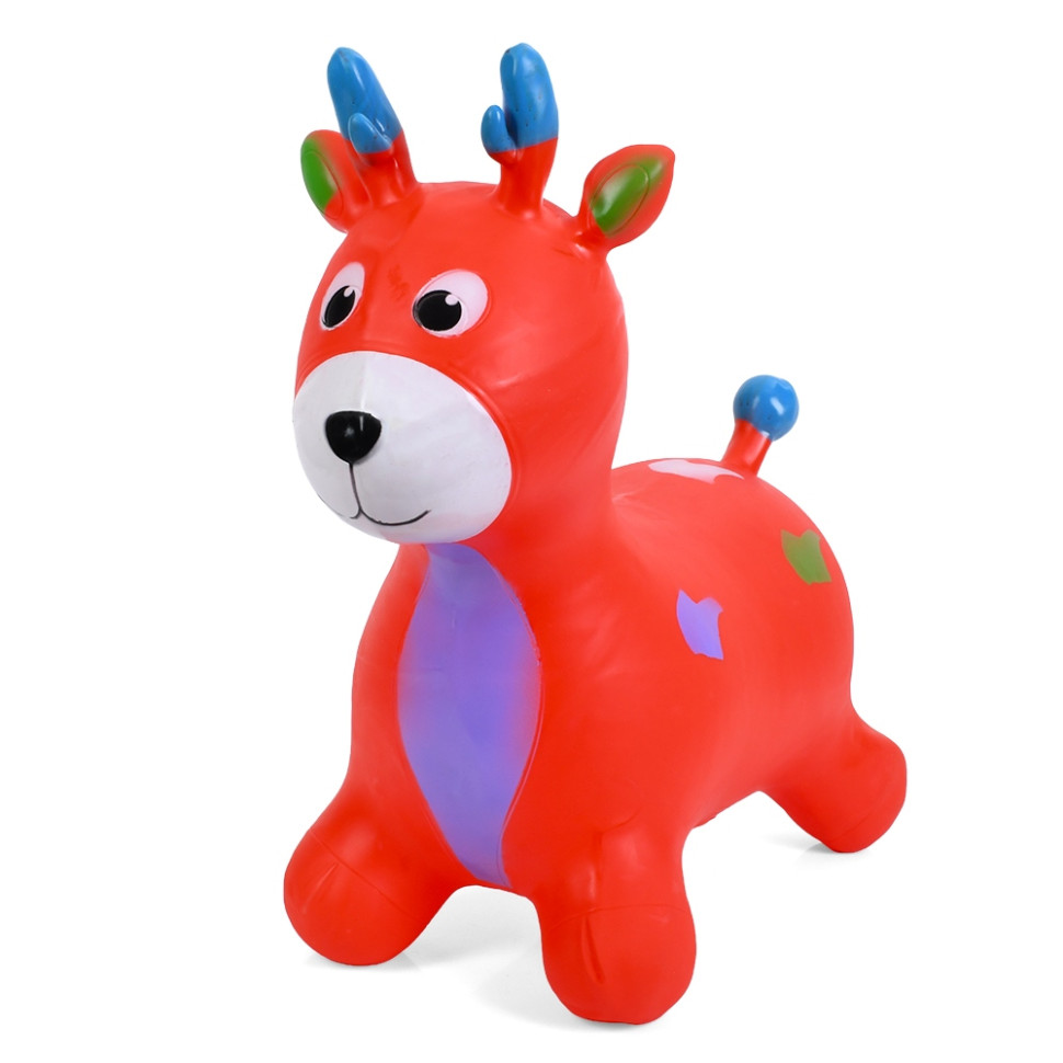Дитяча іграшка-стрибун "Оленятко" MS 3259(Red) гума, до 20 кг Дитяча іграшка-стрибун "Оленятко" MS 3259(Red) гума, до 20 кг