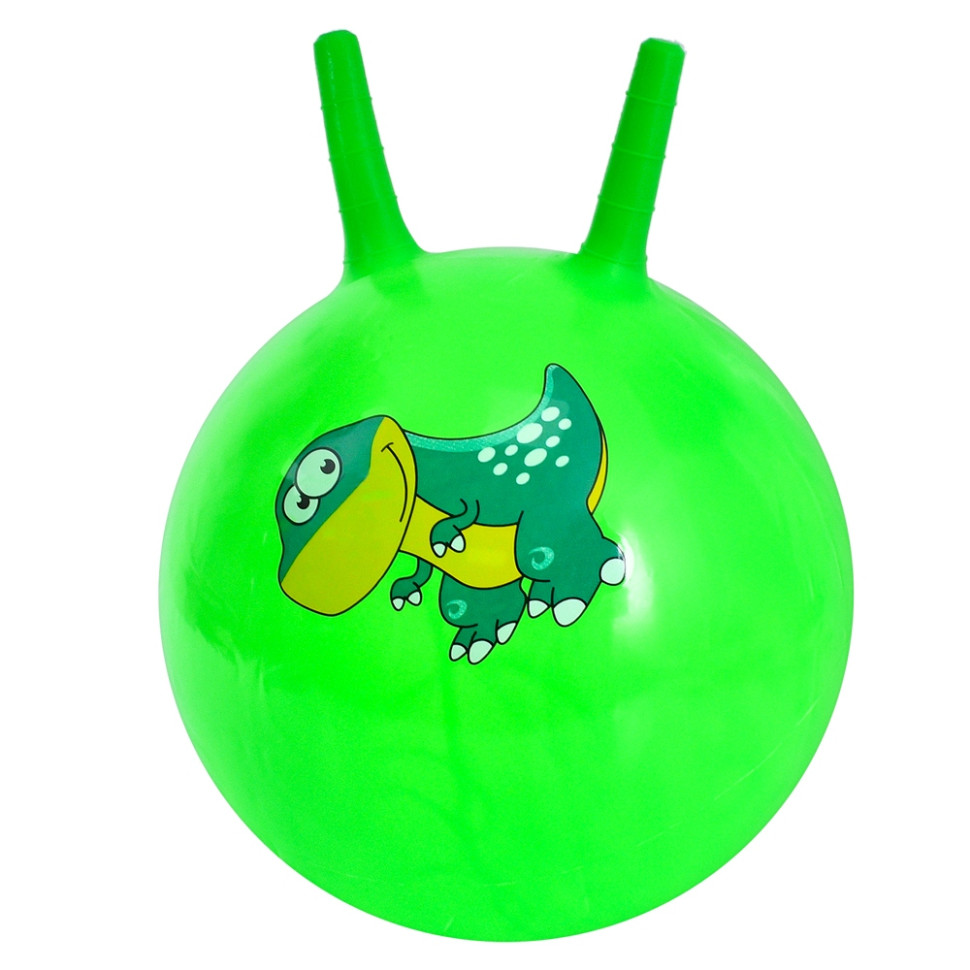 Детский мяч для фитнеса Динозаврик MS 4372(Green) с рожками, 45 см, 350 г Детский мяч для фитнеса Динозаврик MS 4372(Green) с рожками, 45 см, 350 г