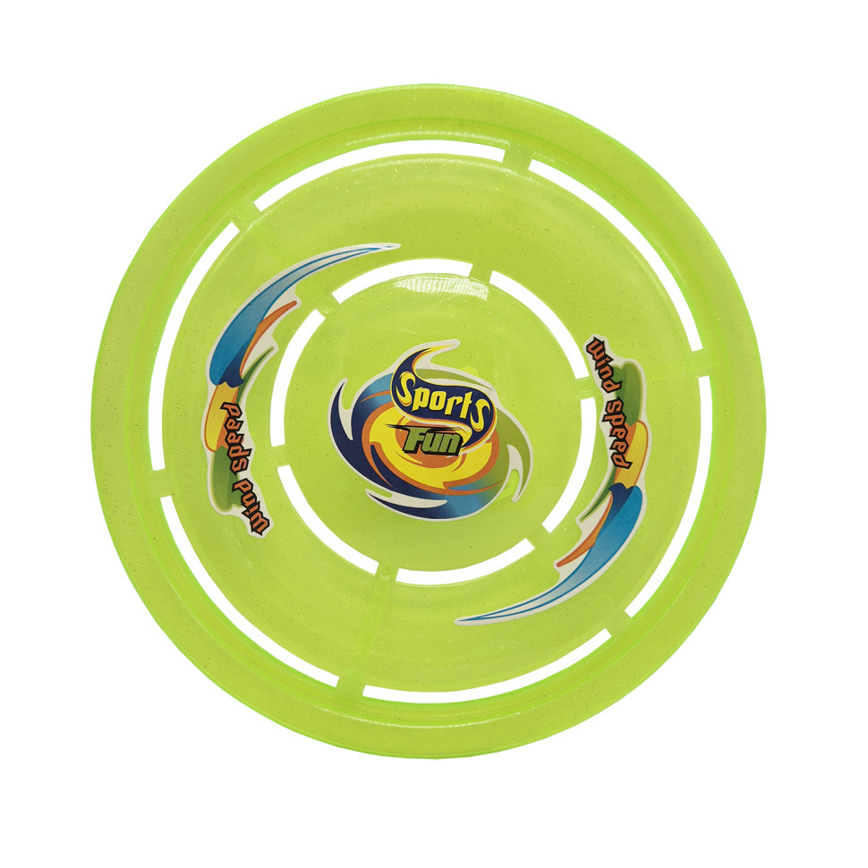 Літаюча тарілка Sports Fun MR 0133(Green) діаметр 20 см Літаюча тарілка Sports Fun MR 0133(Green) діаметр 20 см
