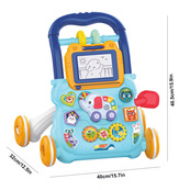 Каталка-ходунки "Шагай сам!" HB 0041A шестерни, досточка для рисования. Изображение №2 Каталка-ходунки "Шагай сам!" HB 0041A шестерни, досточка для рисования. Изображение №2