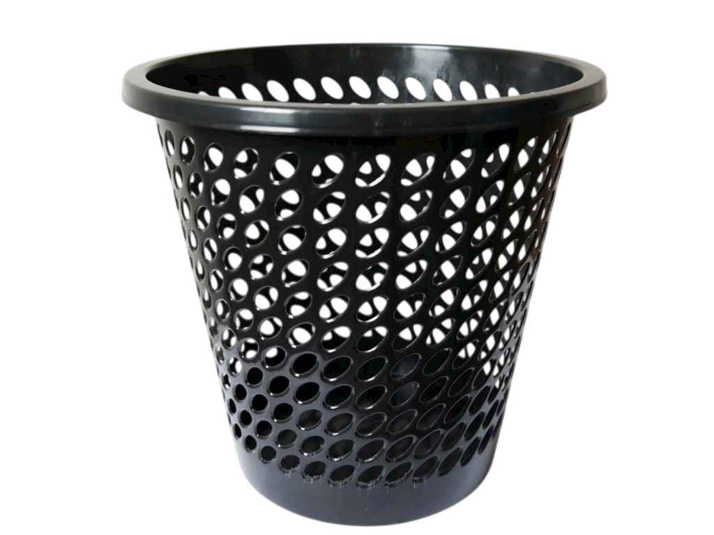 Смітник 10л чорний офісний d29 h28 арт.Od10black пластик ТМ ММ-ПЛАСТ Смітник 10л чорний офісний d29 h28 арт.Od10black пластик ТМ ММ-ПЛАСТ