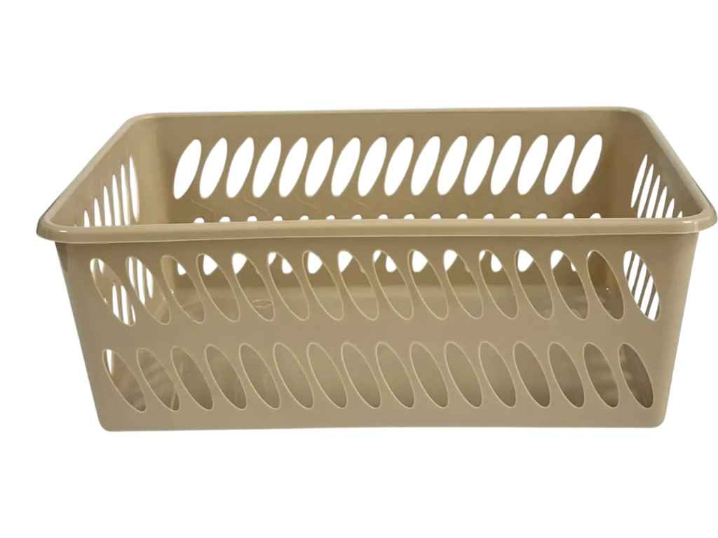 Кошик поліпропілен 6,5л 30*19*11см Універсальний бежевий ММ-3 арт.MM3beige ТМ ММ-ПЛАСТ Кошик поліпропілен 6,5л 30*19*11см Універсальний бежевий ММ-3 арт.MM3beige ТМ ММ-ПЛАСТ