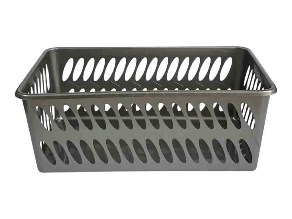 Кошик поліпропілен 6,5л 30*19*11см Універсальний сірий ММ-3 арт.MM3grey ТМ ММ-ПЛАСТ Кошик поліпропілен 6,5л 30*19*11см Універсальний сірий ММ-3 арт.MM3grey ТМ ММ-ПЛАСТ