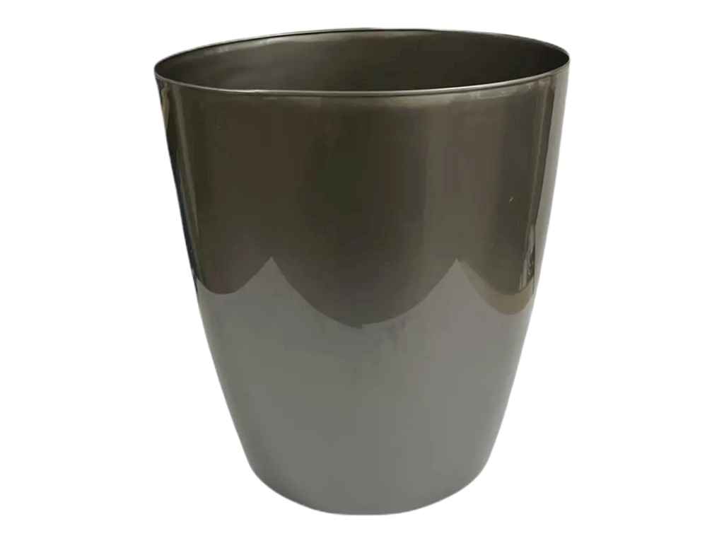 Горщик для квітів поліпропілен 11л графітовий Амелі 26 з підставкою 28,5см d=26см арт.Ame26/12p ТМ ММ-ПЛАСТ Горщик для квітів поліпропілен 11л графітовий Амелі 26 з підставкою 28,5см d=26см арт.Ame26/12p ТМ ММ-ПЛАСТ