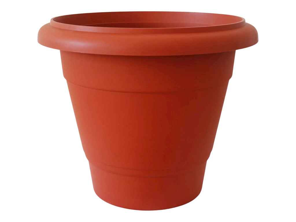 Горщик для квітів поліпропілен 10,5л теракотовий Лаура 33 29см d=33 арт.Lau33T ТМ ММ-ПЛАСТ Горщик для квітів поліпропілен 10,5л теракотовий Лаура 33 29см d=33 арт.Lau33T ТМ ММ-ПЛАСТ