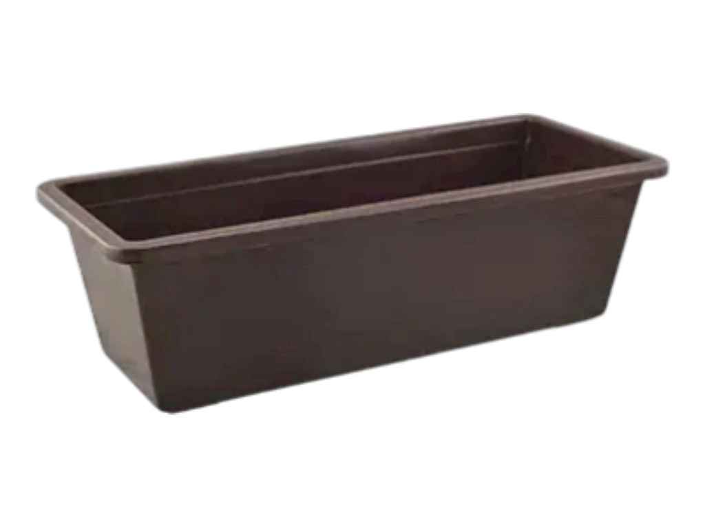 Балконний горщик для квітів 6,5л 50 арт.B50/3 50*17*14см коричневий ТМ ММ-ПЛАСТ Балконний горщик для квітів 6,5л 50 арт.B50/3 50*17*14см коричневий ТМ ММ-ПЛАСТ