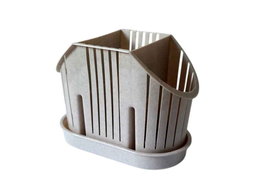 Сушарка для столових приладів 18*11,5*14см крем арт.Dr15Cr ТМ ММ-ПЛАСТ Сушарка для столових приладів 18*11,5*14см крем арт.Dr15Cr ТМ ММ-ПЛАСТ