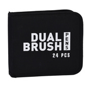 Набор двухсторонних маркеров MK 5766-24 в наборе 24 штуки. Изображение №2