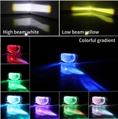 Фара-LED Прямокутник 35W 40*22*55mm 12-80V External SportLight A1 на одну лінзу W/Y. Зображення №3