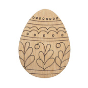 Фигурка для раскрашивания “Пасхальное яйцо” DFE-6х9,  6,5х9 см. Изображение №3