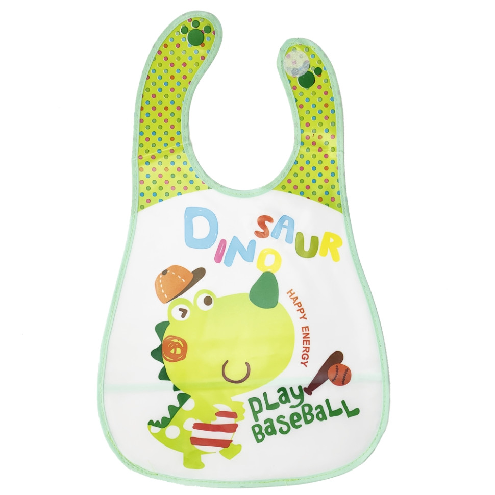 Слюнявчик клеенчатый "Dinosaur" MGZ-0605-1 на липучке Слюнявчик клеенчатый "Dinosaur" MGZ-0605-1 на липучке