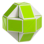 Пластикова головоломка Змійка Рубіка GREEN SCT404 зелена. Зображення №3