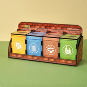 Дерев'яний сортер "Сортування сміття" PSD002. Зображення №8 Дерев'яний сортер "Сортування сміття" PSD002. Зображення №8