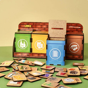 Дерев'яний сортер "Сортування сміття" PSD002. Зображення №10 Дерев'яний сортер "Сортування сміття" PSD002. Зображення №10