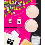 Детский набор для творчества хрустальная мозаика "Подставка для чашек" MA1001. Изображение №2