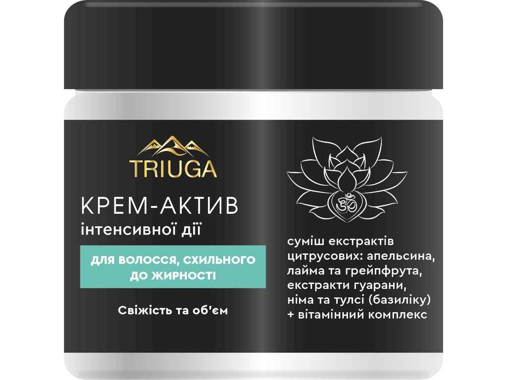 Крем для волосся 300мл актив Свіжість і обєм ТМ Triuga Ayurveda Крем для волосся 300мл актив Свіжість і обєм ТМ Triuga Ayurveda