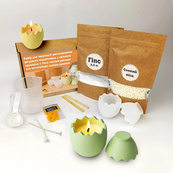 Набор для изготовления фигурного подсвечника Яйцо GP-006 из гипса, для начинающих. Изображение №2