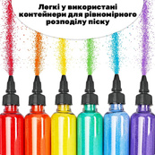 Детский набор для творчества Картина из песка Sand Art 12 в 1 КР-008 песок в бутылках. Изображение №4