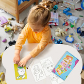 Детский набор для творчества Картина из песка Sand Art 12 в 1 КР-008 песок в бутылках. Изображение №8