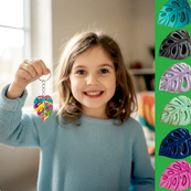 Творческий набор для изготовления украшений "Листья" PG-002A из полимерной глины. Изображение №2