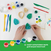 Творческий набор для изготовления украшений "Листья" PG-002A из полимерной глины. Изображение №4