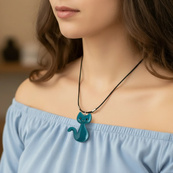 Творческий набор для изготовления украшений "Котик" PG-001A из полимерной глины. Изображение №6