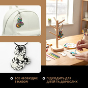 Творческий набор для изготовления украшений "Котик" PG-001A из полимерной глины. Изображение №7