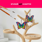 Творческий набор для изготовления украшений "Бабочка" PG-003A из полимерной глины. Изображение №6