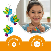 Творческий набор для изготовления украшений "Птичка" PG-004A из полимерной глины. Изображение №7