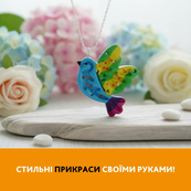 Творческий набор для изготовления украшений "Птичка" PG-004A из полимерной глины. Изображение №8