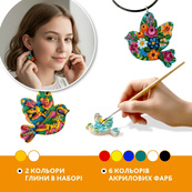 Творческий набор для изготовления украшений "Птичка" PG-004A из полимерной глины. Изображение №9