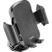 Автотримач для телефону затискач під вагою HOCO "CA82" Black. Изображение №2