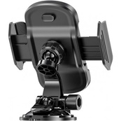 Автотримач для телефону затискач під вагою HOCO "CA82" Black. Изображение №4