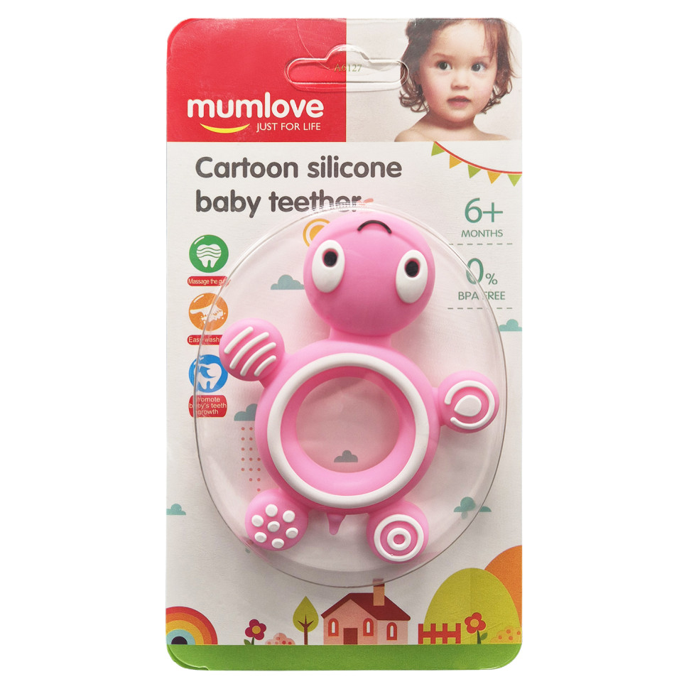 Прорезыватель для зубов "Черепашка" MGZ-0417(Pink-2) Прорезыватель для зубов "Черепашка" MGZ-0417(Pink-2)