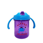 Дитячий поїльник з трубочкою "Little pirate" MGZ-0335 (Deep-Blue) 280 мл. Зображення №2