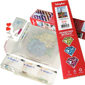 Алмазная мозаика без подрамника "Белая симфония" AMC20154 с АВ стразами 40х50 см. Изображение №2