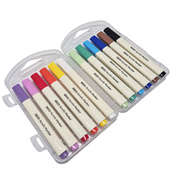 Набор акриловых маркеров "Mouse" ZS-256-12 трехгранные, 12 шт. Изображение №2