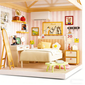 Конструктор-румбокс Спальня Mini House 8004-MH серії "Інтер'єр", зі світлом. Зображення №4