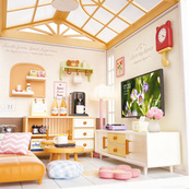 Конструктор-румбокс Вітальня Mini House 8006-MH серії "Інтер'єр", зі світлом. Зображення №5