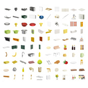 Конструктор-румбокс Кухня Mini House 8005-MH серії "Інтер'єр", зі світлом. Зображення №7