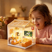 Конструктор-румбокс Вітальня Mini House 8006-MH серії "Інтер'єр", зі світлом. Зображення №9