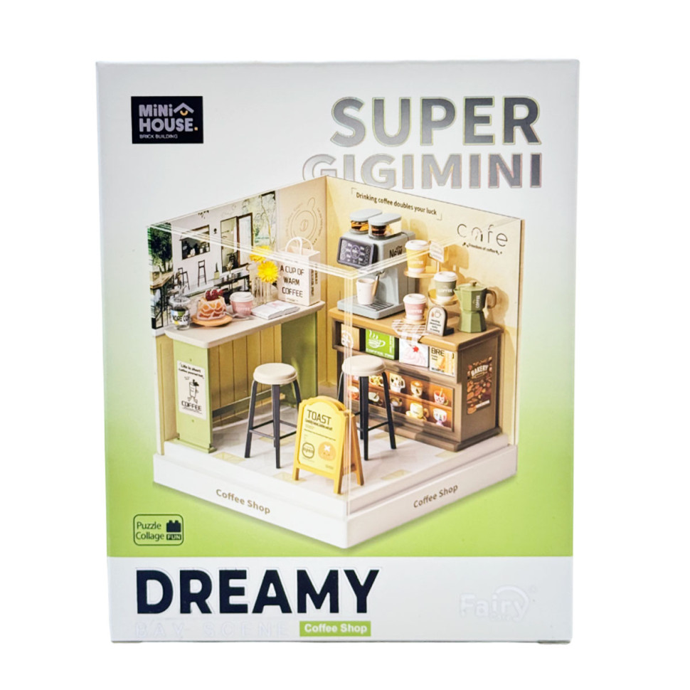 Конструктор-румбокс Кофейня Mini House 8034-MH серии "Интерьер Мини" Конструктор-румбокс Кофейня Mini House 8034-MH серии "Интерьер Мини"