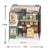 Конструктор-румбокс Кофейня Mini House 8034-MH серии "Интерьер Мини". Изображение №3 Конструктор-румбокс Кофейня Mini House 8034-MH серии "Интерьер Мини". Изображение №3