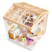 Конструктор-румбокс Ванная комната Mini House 8009-MH серии "Интерьер", со светом. Изображение №4